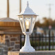 Colonial Pillar Mount White Finish B22 Made In Italy Colonial Pillar Mount White Finish B22 Made In Italy